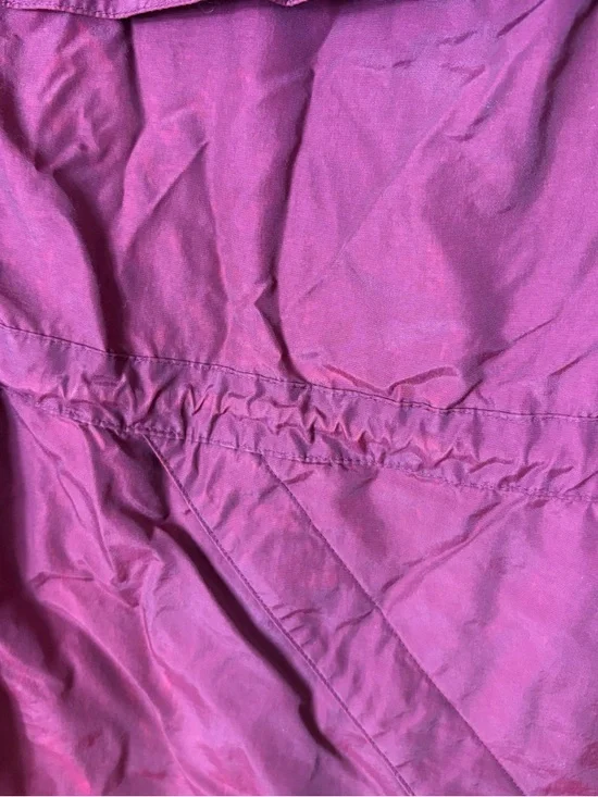 VTG WindRiver Nylon Jacket Womens Sz small Barn Outdoors Spring Rain retro flaws - Picture 13 of 16